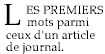 Illustration de l'effet combin des pseudo-lments :first-letter et :first-line.